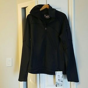 Burton XLR dry ride guide black zipper fleece sz xl NWT